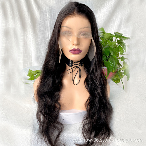 body wave in blond colors only 20 inches or long glueless  lace front  human hair wig